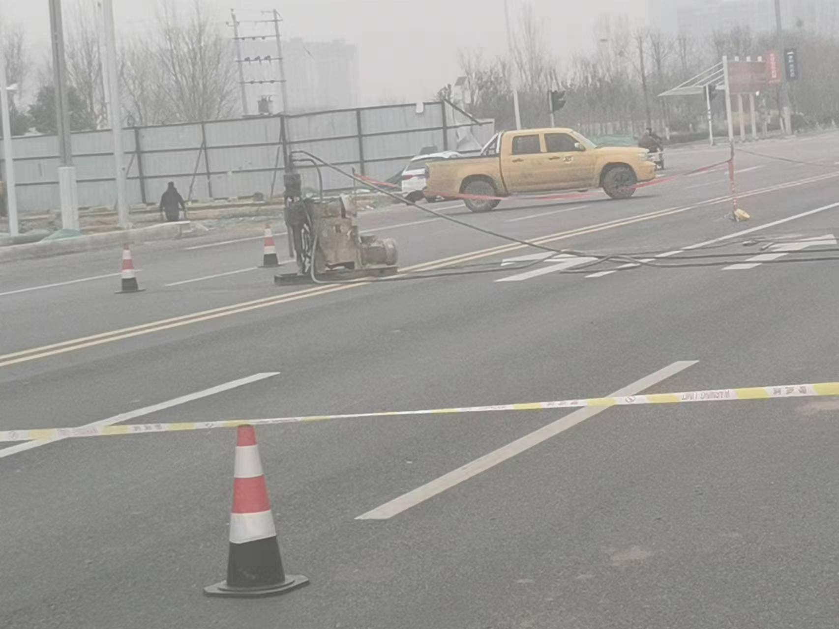 清原公路路基沉陷注浆